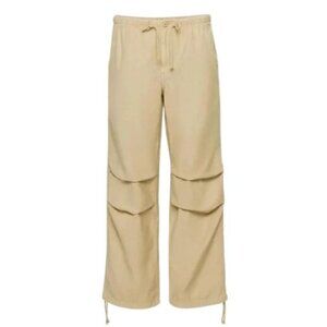 Aritzia TNA cache paratroop cargo pants humas beige S